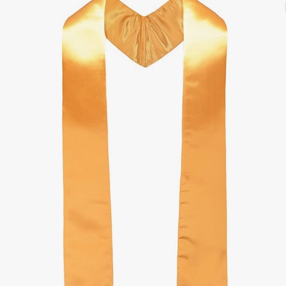 New‎ Graduation Stole for Academic Commencements, gold/yellow